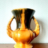 Vase with double ceramic handles 1960