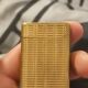 Gold-plated lighter (20µ guilloché) ST DUPONT Paris 1980.