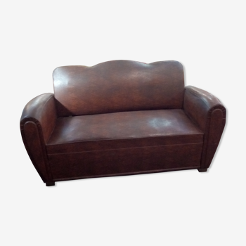 sofa bed 3 seater leather years 50