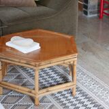 Tables basse en bambou années 60