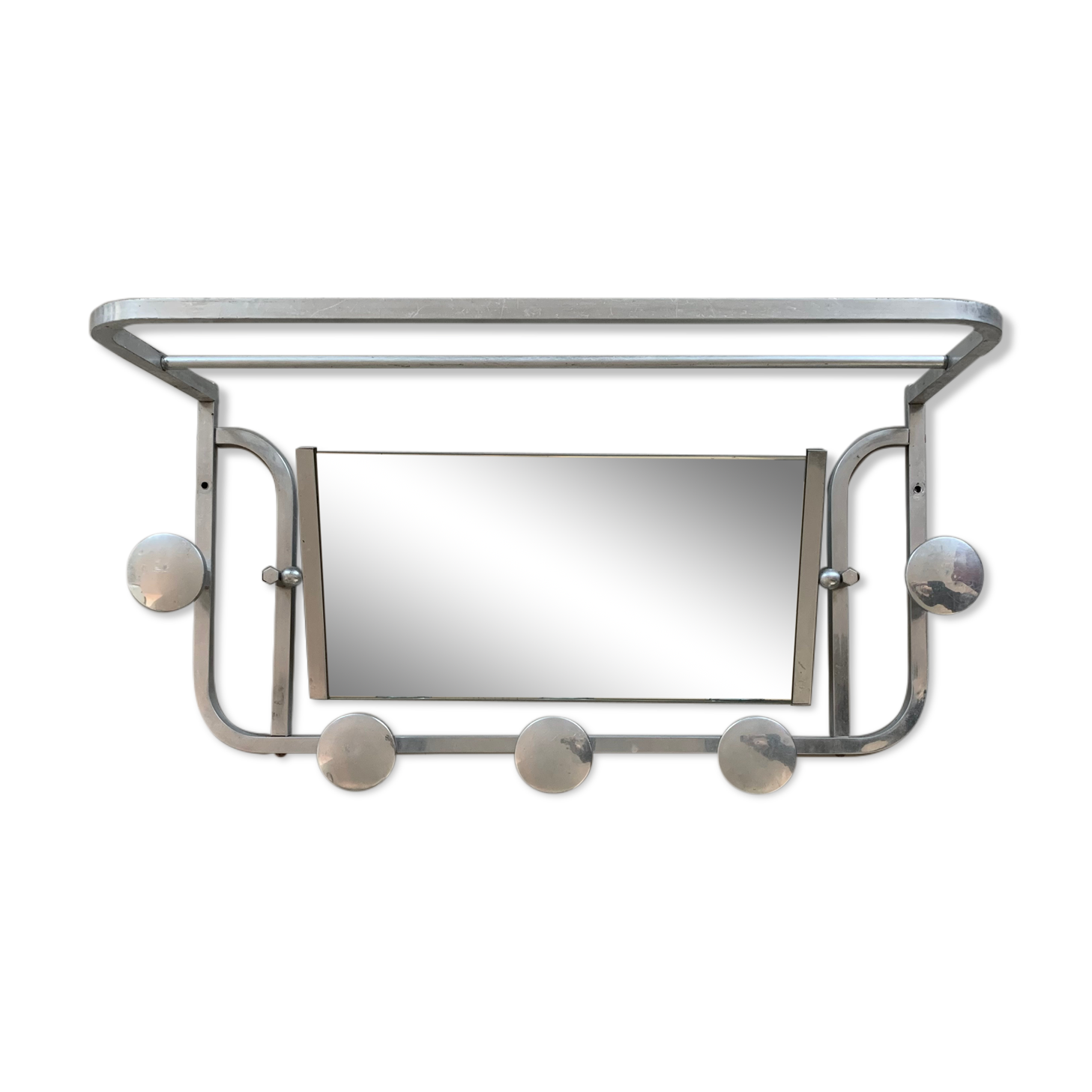 Old Art Deco wall coat rack