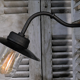 Gooseneck wall lamp