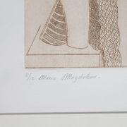 Art Print Lithograph: Mary Magdalene, Signed by Muffini, 1994