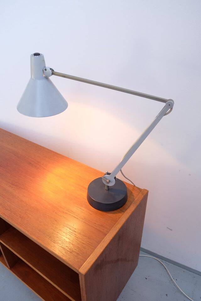 Vintage Kaiser table lamp, 1960s–70s, retro Mid-Century style.
