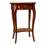 Coffee table in transition style marquetry