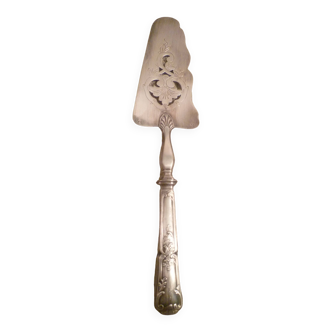 PIE AND CAKE SERVER IN ENGRAVED SILVER & OPENWORK CLASSIC FLORAL STYLE