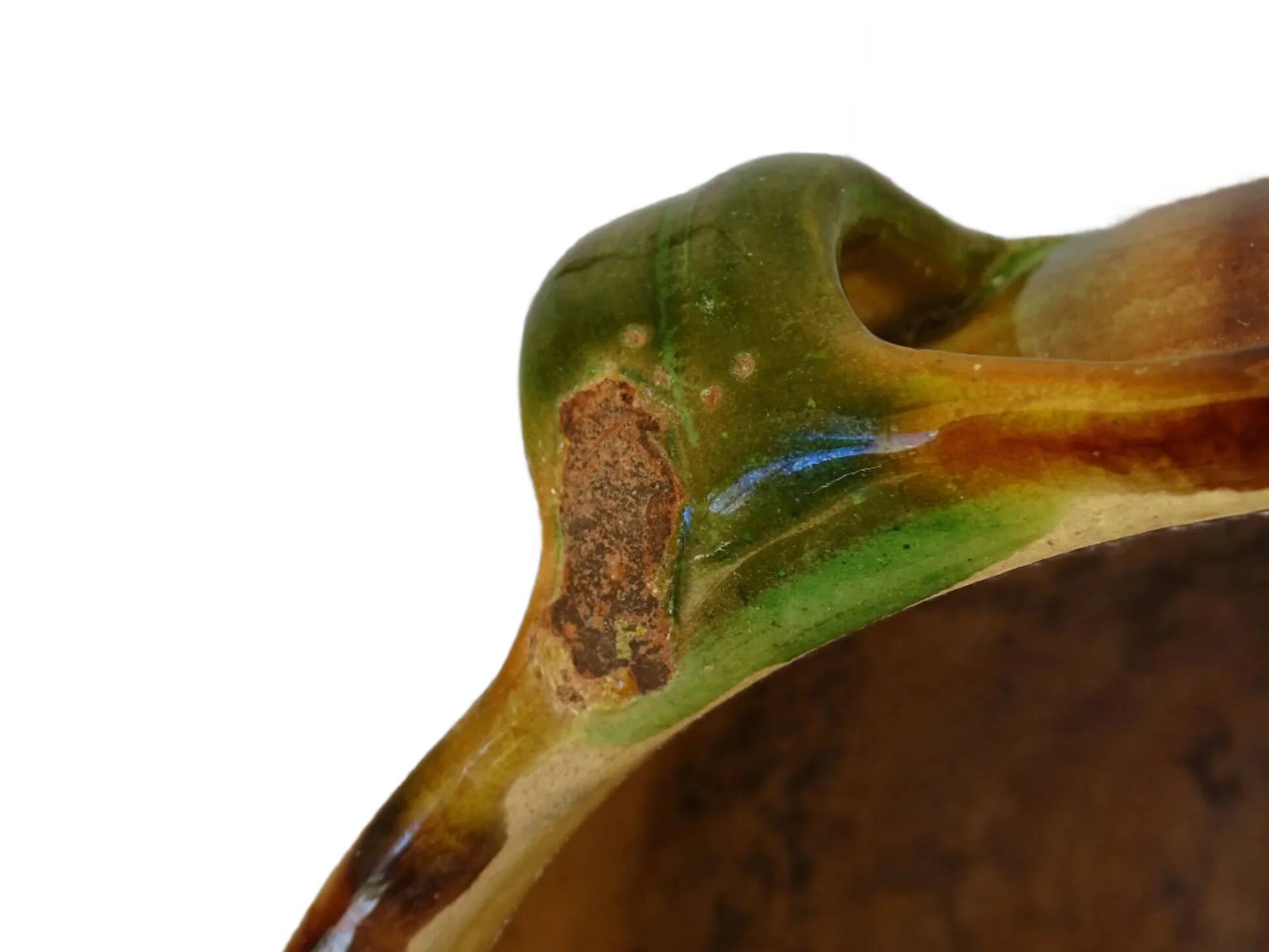 Jardinière antique française en terre cuite de Castelnaudary