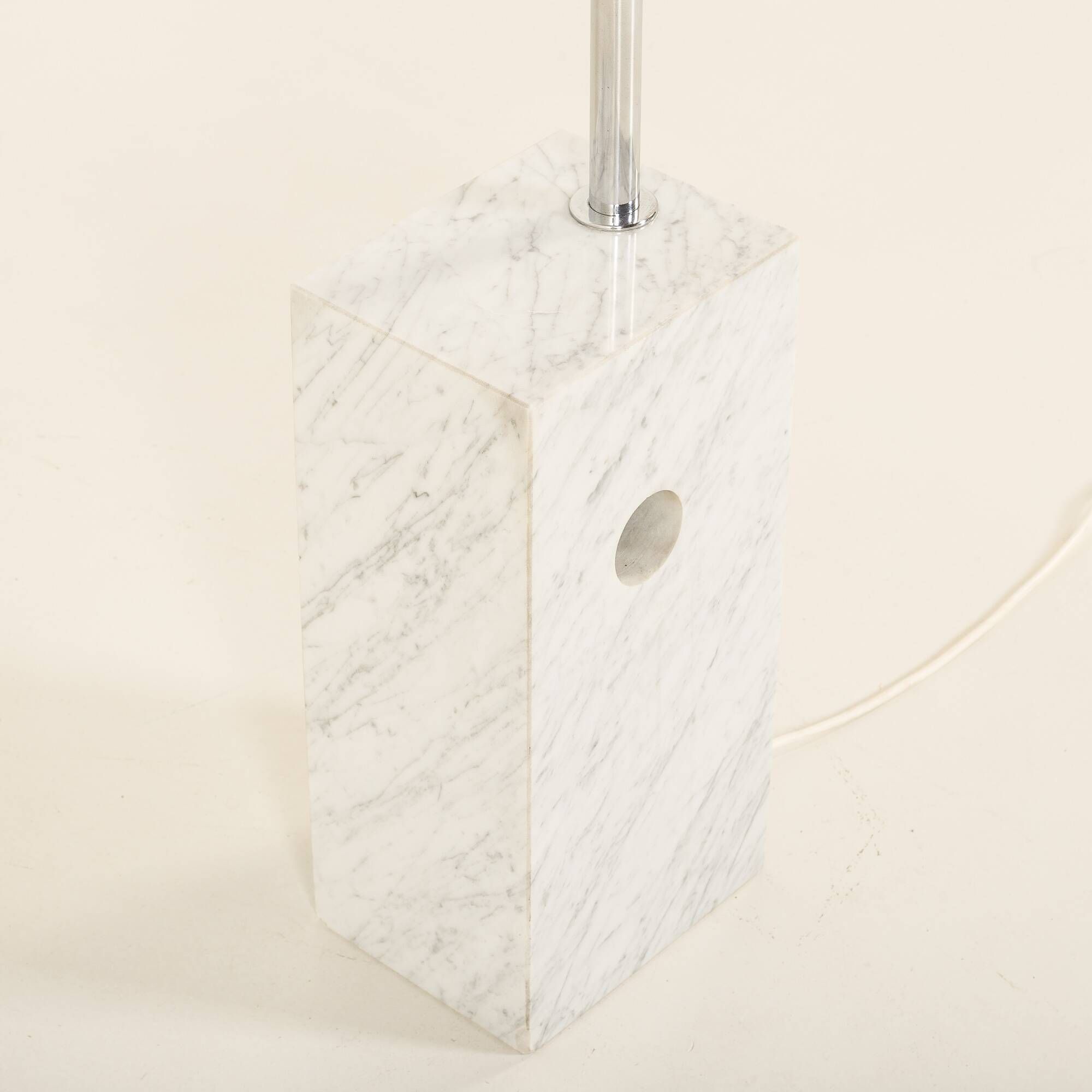 Italian mid century arc lamp in the style of Castiglioni, 1970s