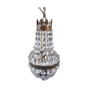 Chandelier with stamps