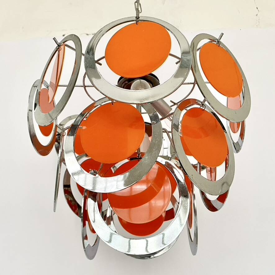Vintage 70's pop chandelier