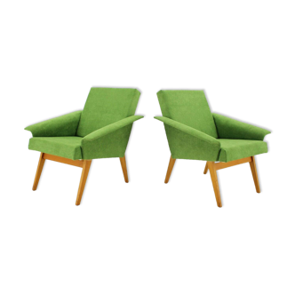 Pair of lounge chairs. czechoslovakia, 60s