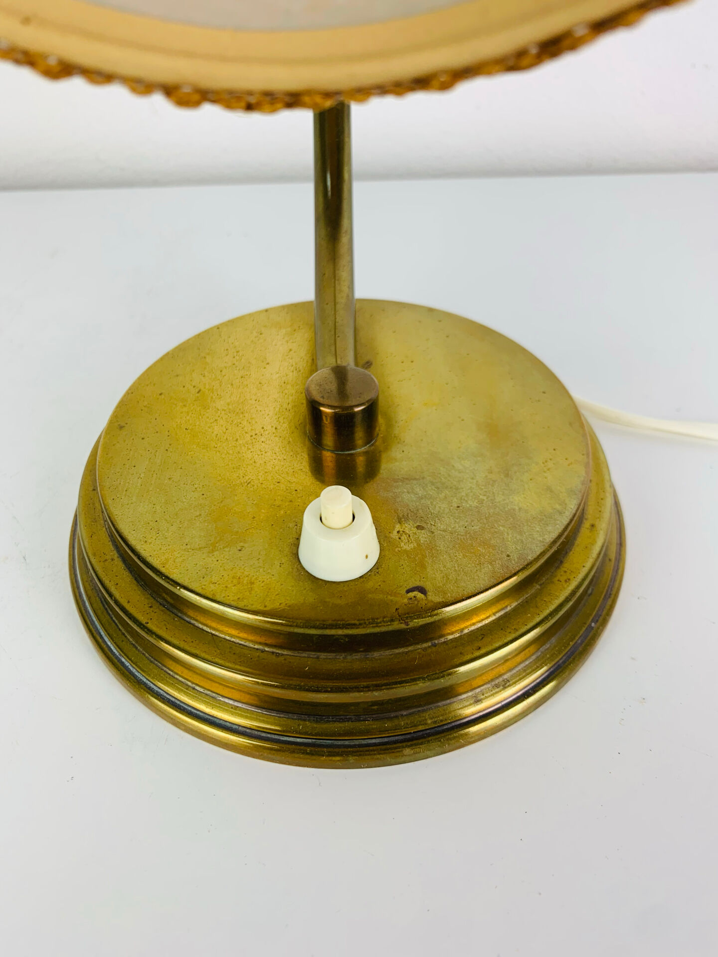 Lampe laiton art déco, années 40 
