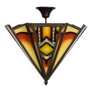 lustre en vitrail Art