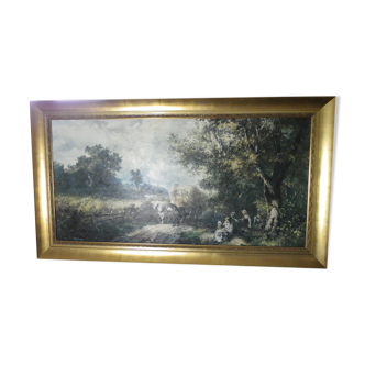 Painting on canvas reproduction