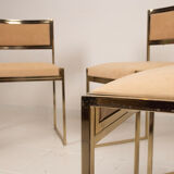 SQ-AL chairs by Willy Rizzo for Maison Willy Rizzo – brass version 1970
