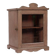 Bedside showcase small pink furniture old teak piece and original patina india