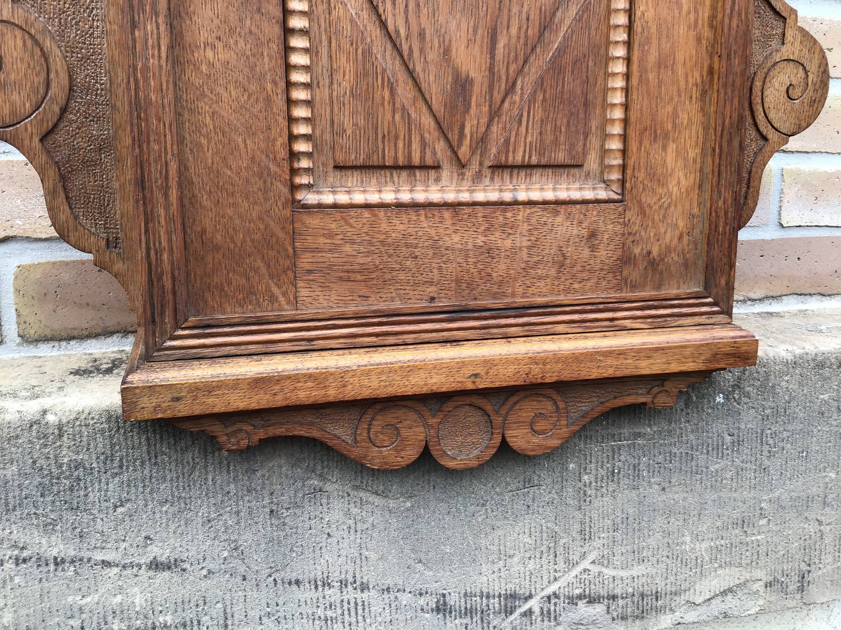 Pharmacy Cabinet Art Nouveau Jugendstil Mural Vintage Oak