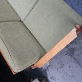 60s oak sofa