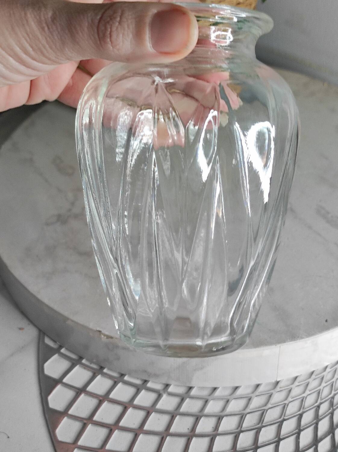 Vase vintage dite " pot a jacinthe "