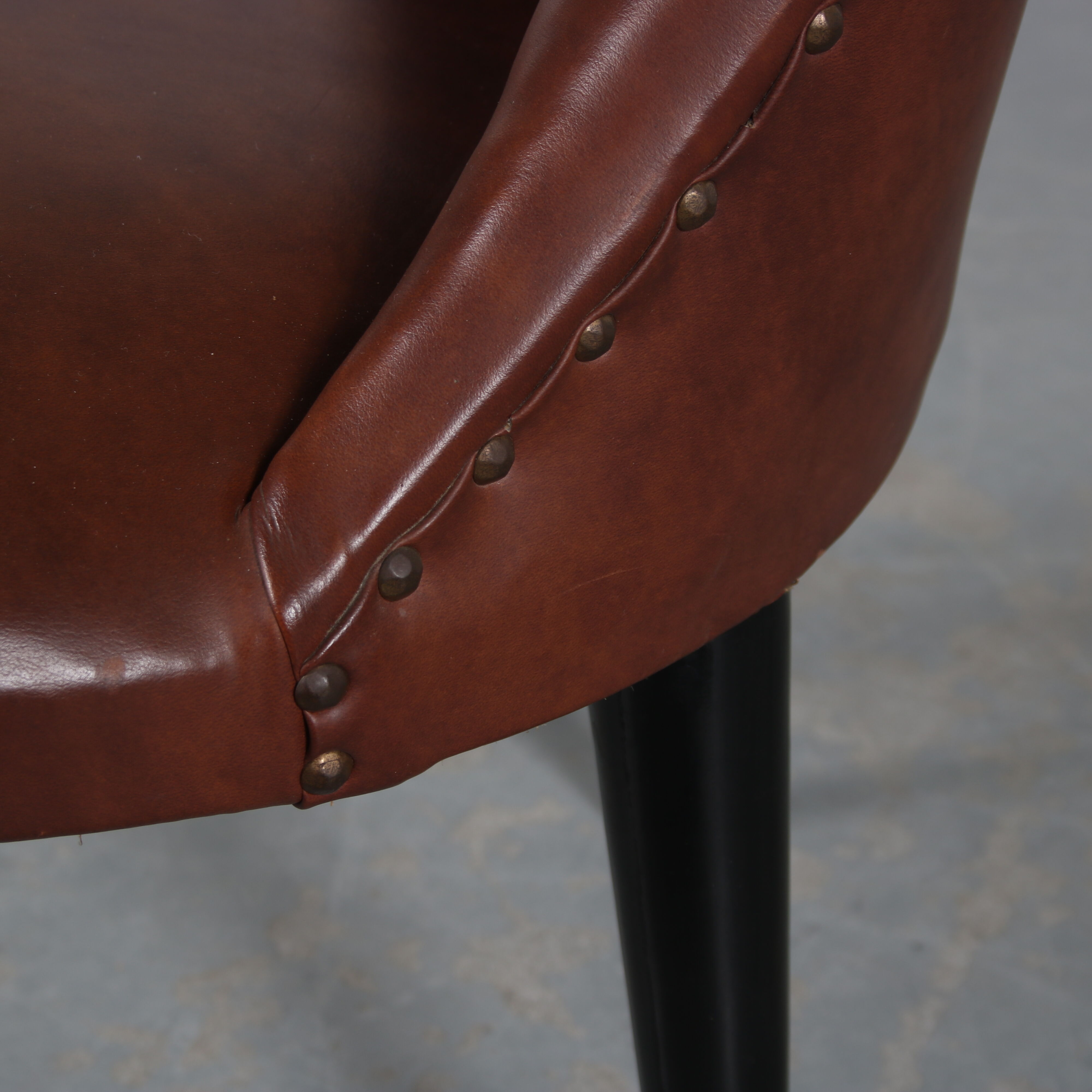 Pair of side chairs from Italy, 1950s