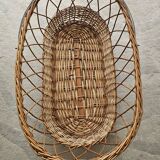 Moses Wicker Basket with Rocking Legs