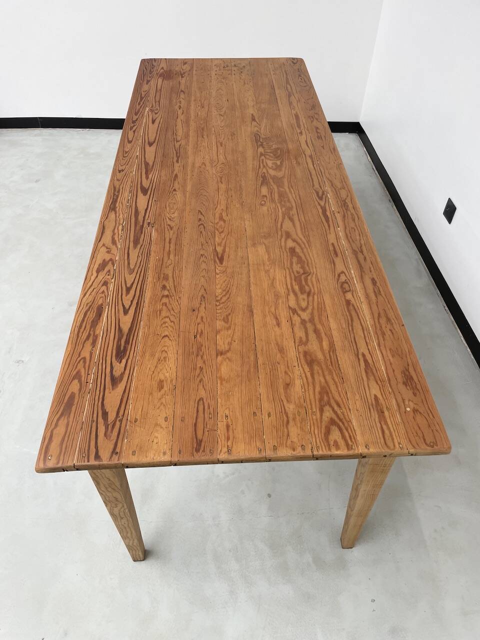 Pine and oak farmhouse table 220 cm