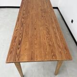 Pine and oak farmhouse table 220 cm