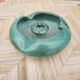 Vintage green ceramic ashtray by Jean Marais
