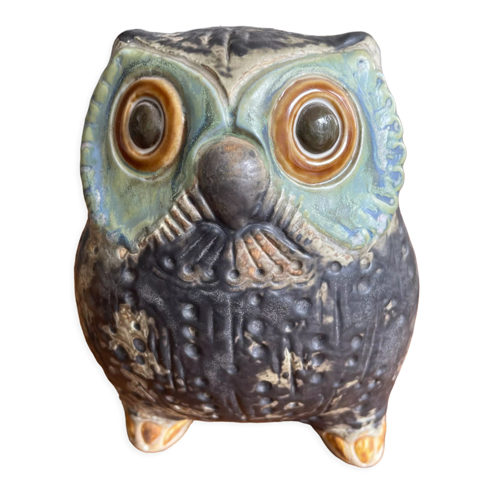 Lladro ceramic owl statuette by Antonio Ballester