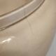 Large cache pot in earthenware, Art Nouveau.
