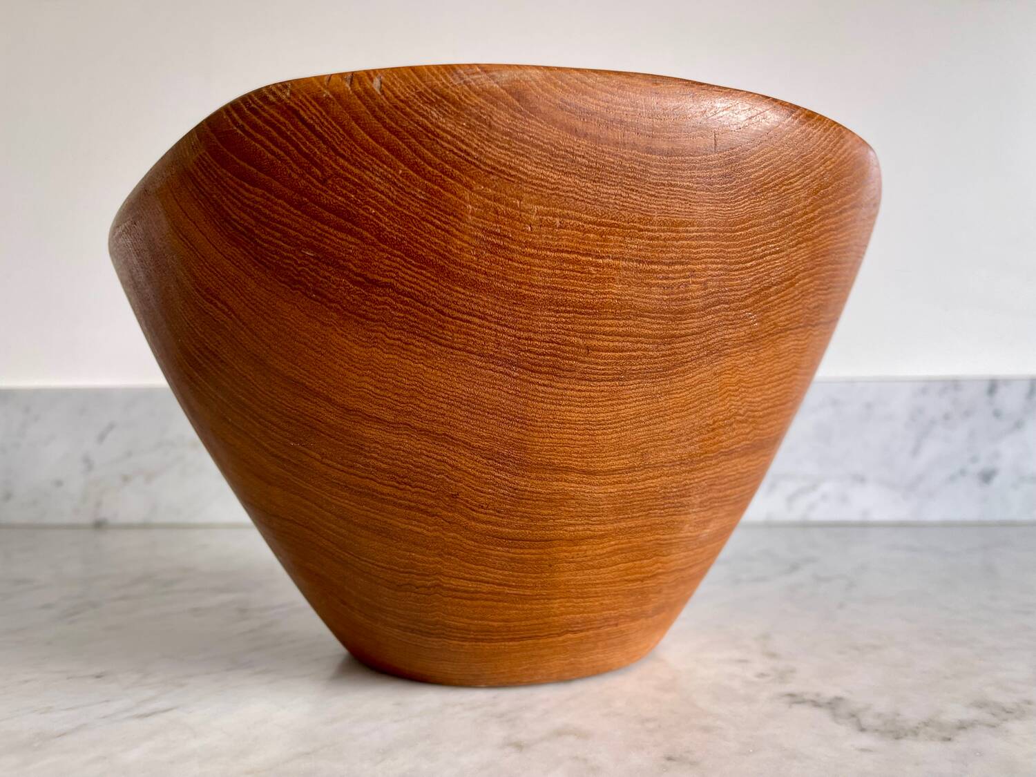 Vintage teak salad bowl