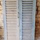Paire de volets anciens persiennes bois