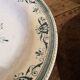 Series of 6 soup plates Earth iron