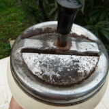 Tulip and culbuto standing ashtray