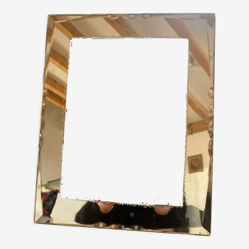 Vintage beveled mirror frame