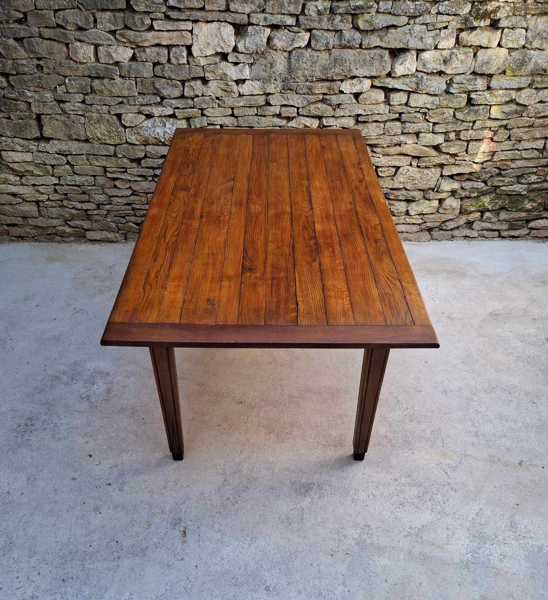 Table de ferme en chêne, 176 x 99 cm