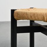 Tabouret Méribel par Charlotte Perriand, circa 1950