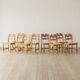 Henning Kjærnulf, Razor blade, dining chair (set of eight)