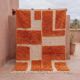 Handmade pure wool rug, traditional, 150x250 cm.