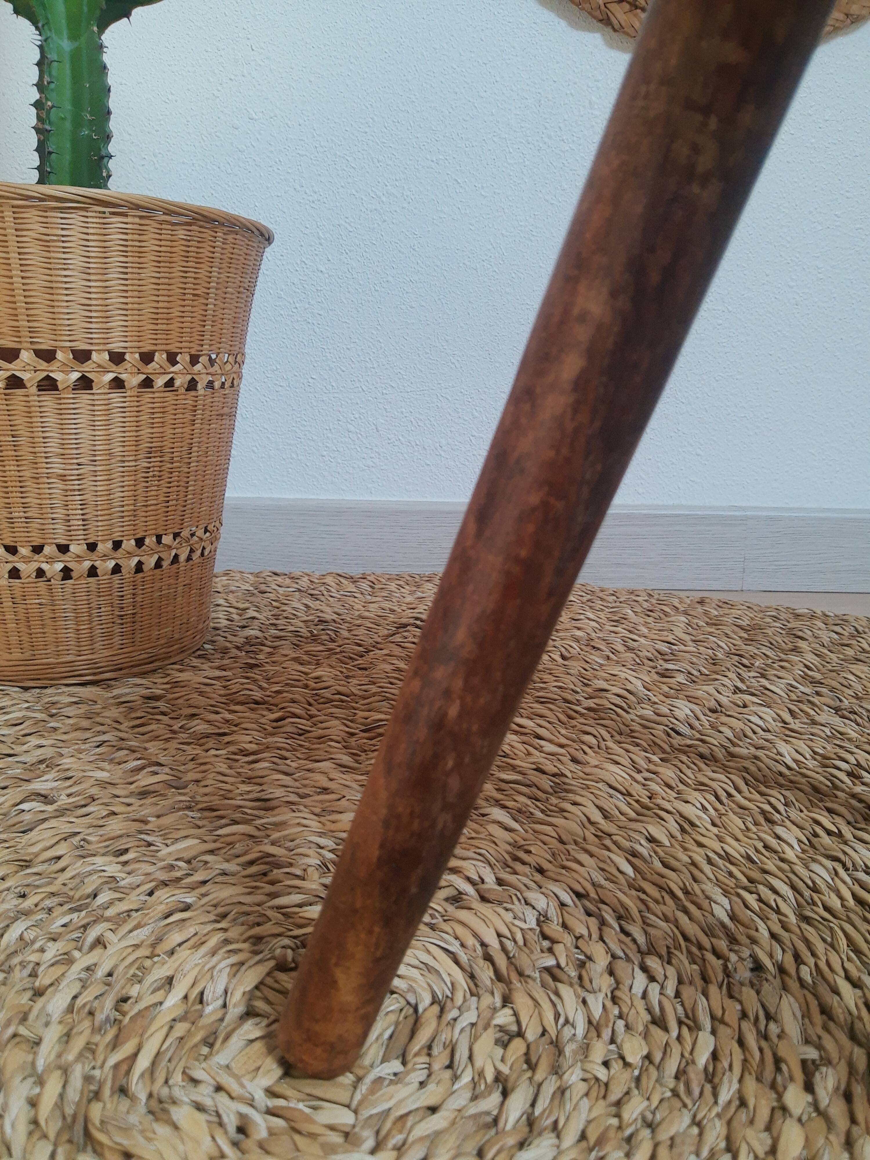 Vintage tripod campaign stool