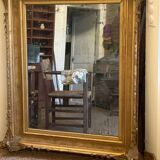 Large antique gilded mirror