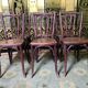 Suite of 6 chairs bistro baumann
