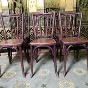 Suite de 6 chaises bistrot baumann