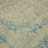 Handmade oriental contemporary 1980s 314 cm x 387 cm beige wool carpet