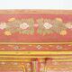 Antique painted folk art cabinet
