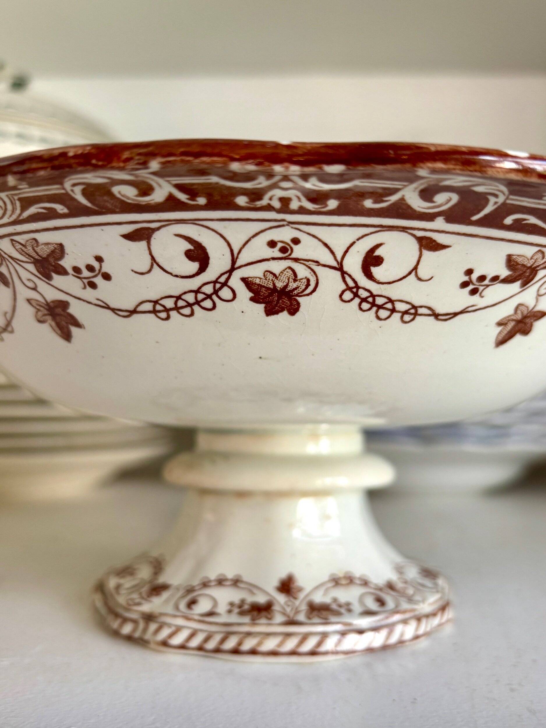Jules Vieillard Compote No. 1 - Bordeaux in iron earth, "Louis XV" service