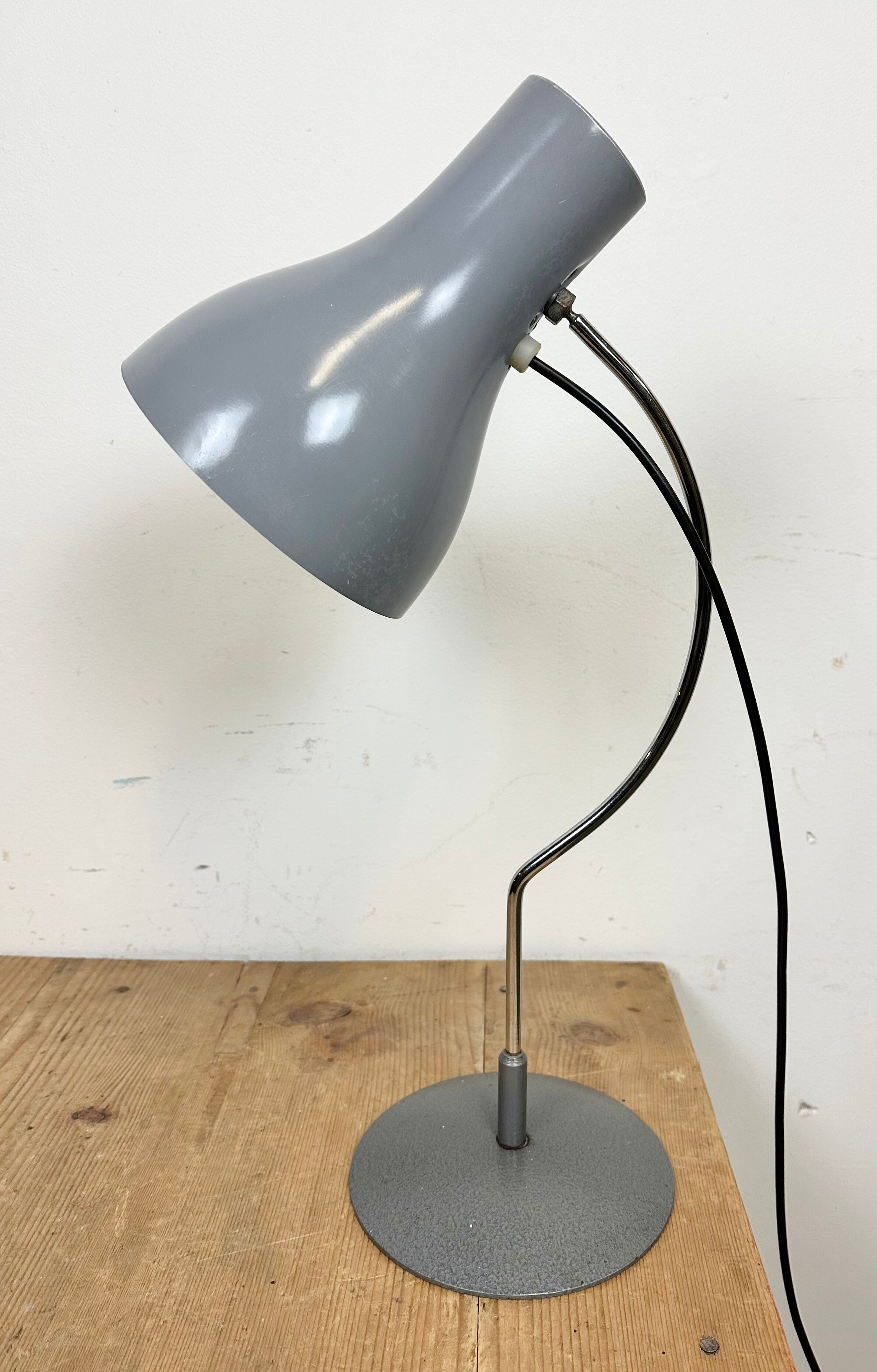 Grey Table Lamp by Josef Hurka for Napako, 1960s