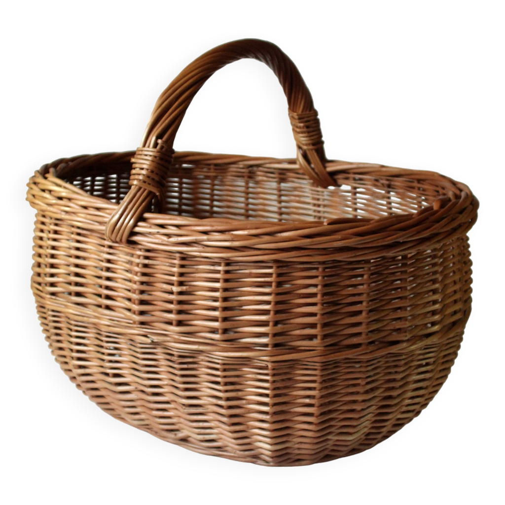 Panier En Osier Courses
