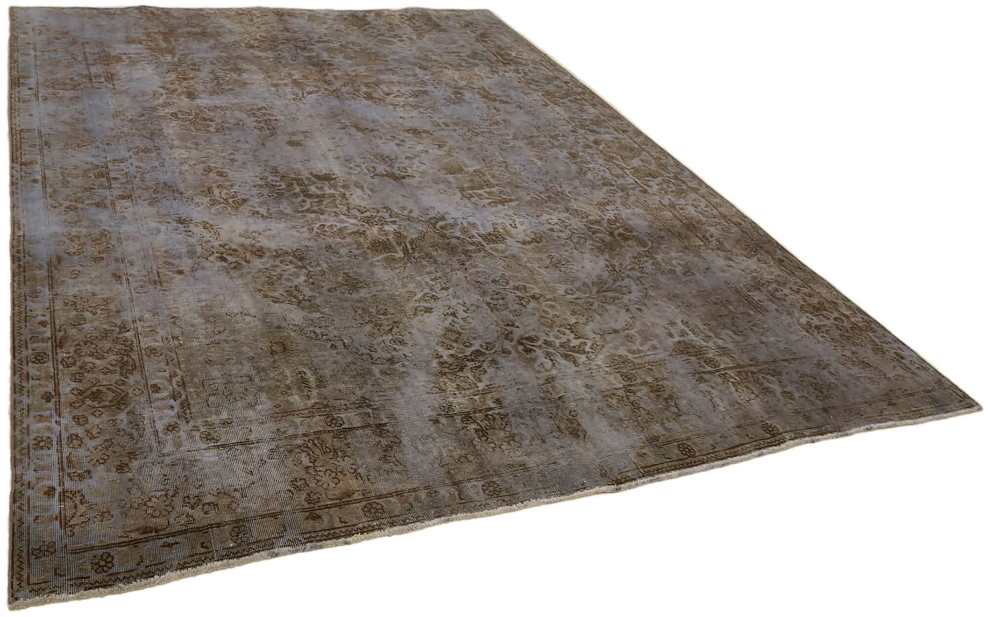 1980s 245 cm x 320 cm grey wool carpet
