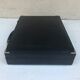 Old travel Gerard Henon leather black briefcase